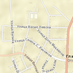 Glavinitsa Street Map