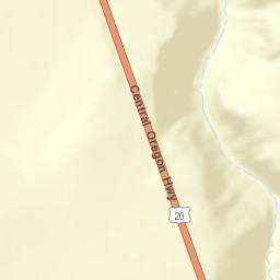 Central Oregon Highway, Bend, OR Street Map