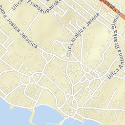 Pakoštane Street Map
