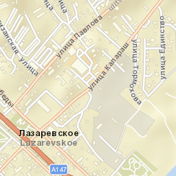 Lazarevskoye Street Map