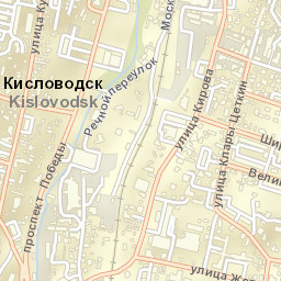 Kislovodsk Street Map
