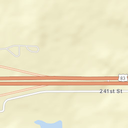 Interstate 90 Draper SD 57531 Street Map