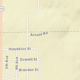 Hotchkiss St Kennebec, South Dakota Street Map