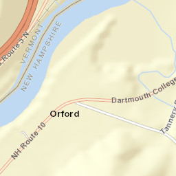 Dartmouth College Hwy, Orford, NH 03777 Street Map
