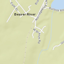 Beaver River New York Street Map