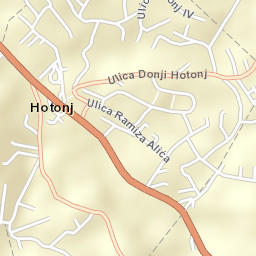 Hotonj Street Map