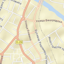 Čačak Street Map