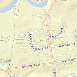 Croghan New York Street Map