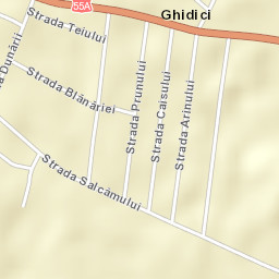 Comuna Ghidici Street Map