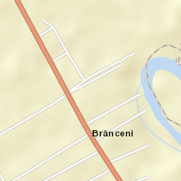 Brânceni Street Map
