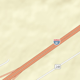 Interstate 90 Midland SD 57552 Street Map