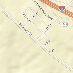 Railway Street Murdo SD 57559 Street Map