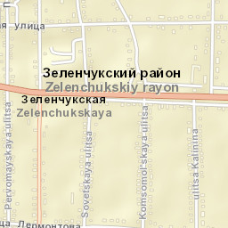 Zelenchukskaya Street Map
