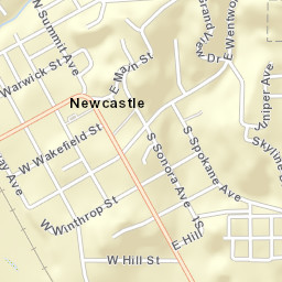 17 South Summit Avenue Newcastle WY Street Map