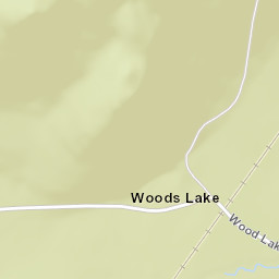 Woods Lake New York Street Map