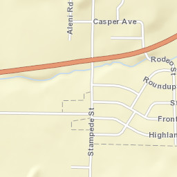 200-306 Stockade Ave Newcastle WY Street Map