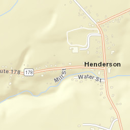 Henderson New York Street Map