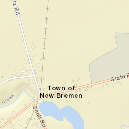 New Bremen New York Street Map
