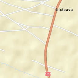 Lișteava Street Map