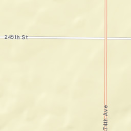 245th Street White Lake SD 57383 Street Map