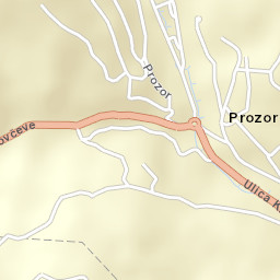 Prozor Street Map