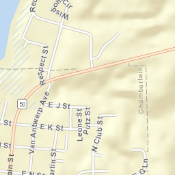 Saint Joseph Drive Chamberlain SD Street Map