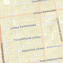 Ussuriysk Street Map