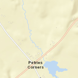 Petries Corners New York Street Map