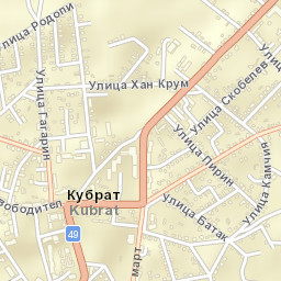 Kubrat Street Map