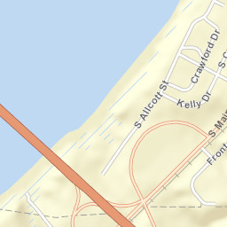 498 South Allcott Street, Chamberlain, SD Street Map