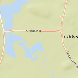 Irishtown New York Street Map