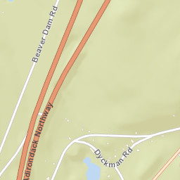 South Schroon New York Street Map