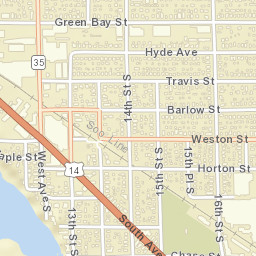 1311 Green Bay St, La Crosse, WI 54601 Street Map