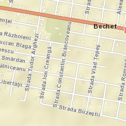 Oraş Bechet Street Map