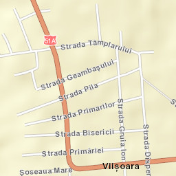 Comuna Viişoara Street Map