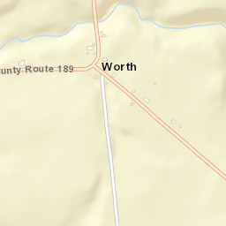 Worth New York Street Map