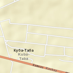 Kuba-Taba Street Map