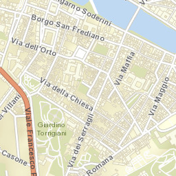 Municipal Square, Florence, Italy Street Map