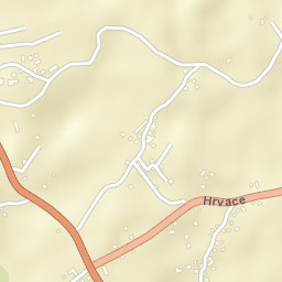 Hrvace Street Map