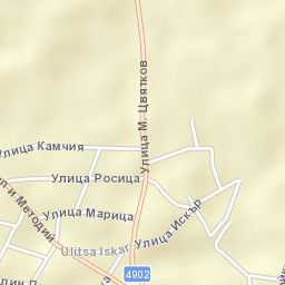 Obshtina Zavet Street Map