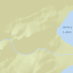 Jenny Lake Road Grand Teton National Park Street Map