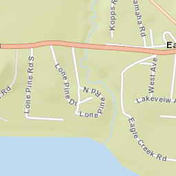 Eagle Bay New York Street Map