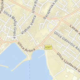 Vodice Street Map