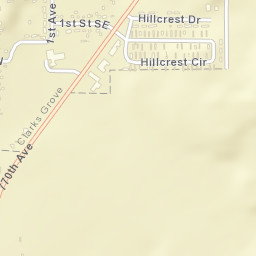 County Road 45, Clarks Grove, MN 56016 Street Map