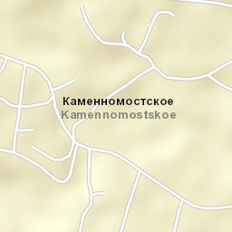 Kamennomostskoye Street Map