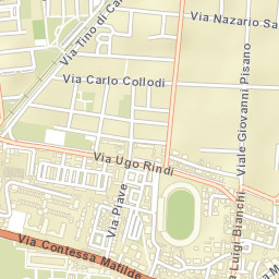 Pisa Street Map