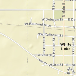 100-110 Division St White Lake SD Street Map