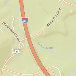 Pottersville New York Street Map