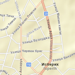 Isperih Street Map