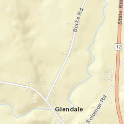 Glendale New York Street Map